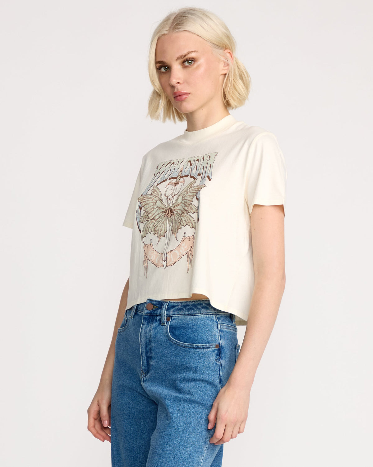 Women's Dial Crop Tee | Volcom Discount