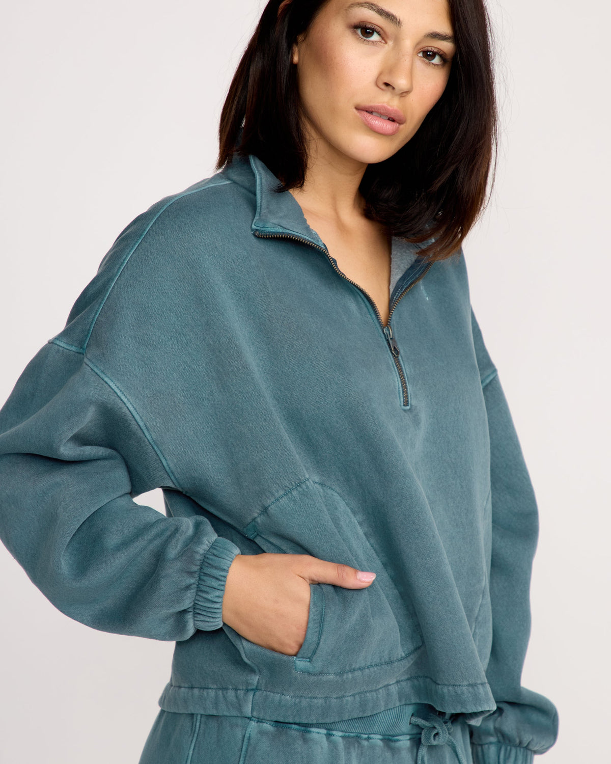 Women's Stone Soft Quarter Zip Pullover | Volcom New