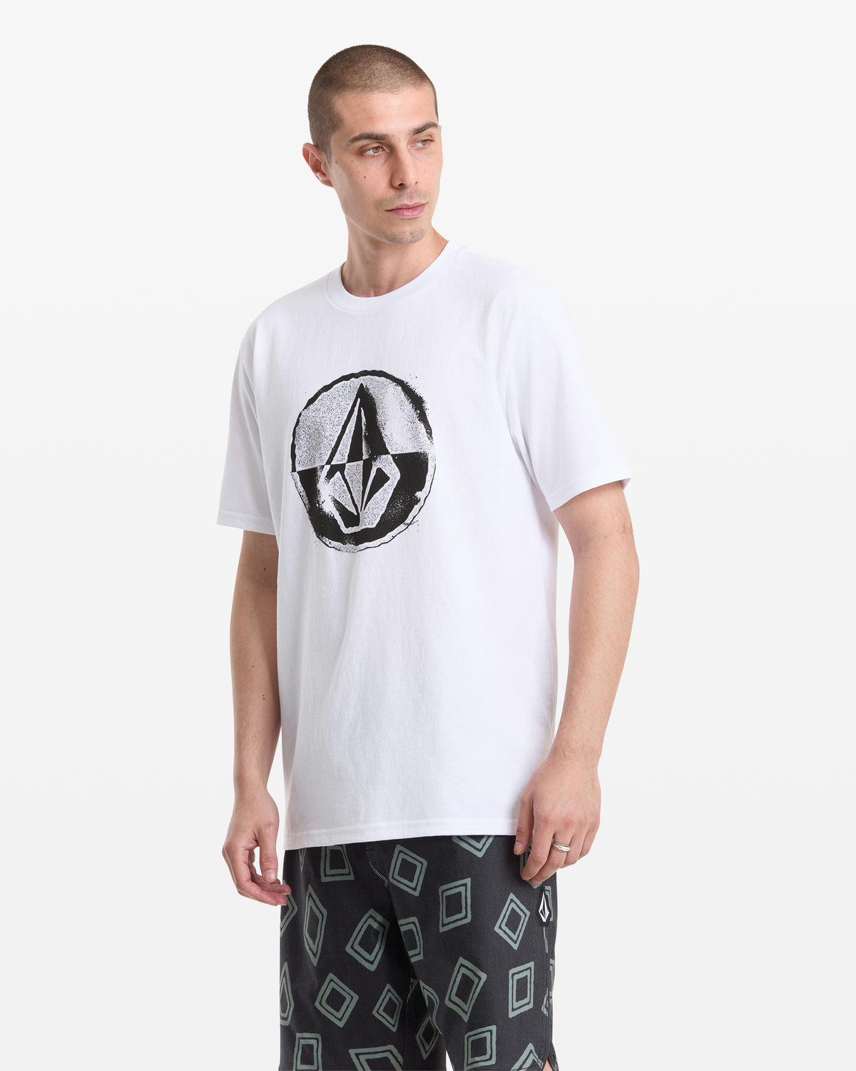 Men's Circle Split Short Sleeve Tee | Volcom Discount