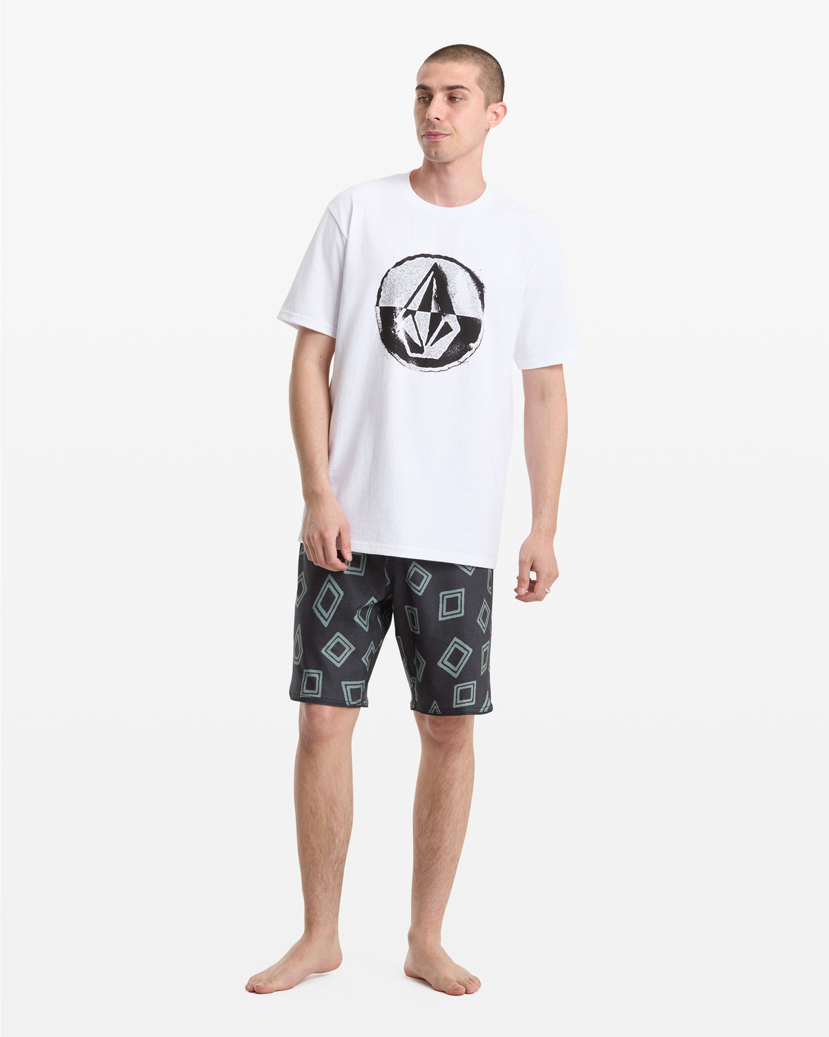Men's Circle Split Short Sleeve Tee | Volcom Discount