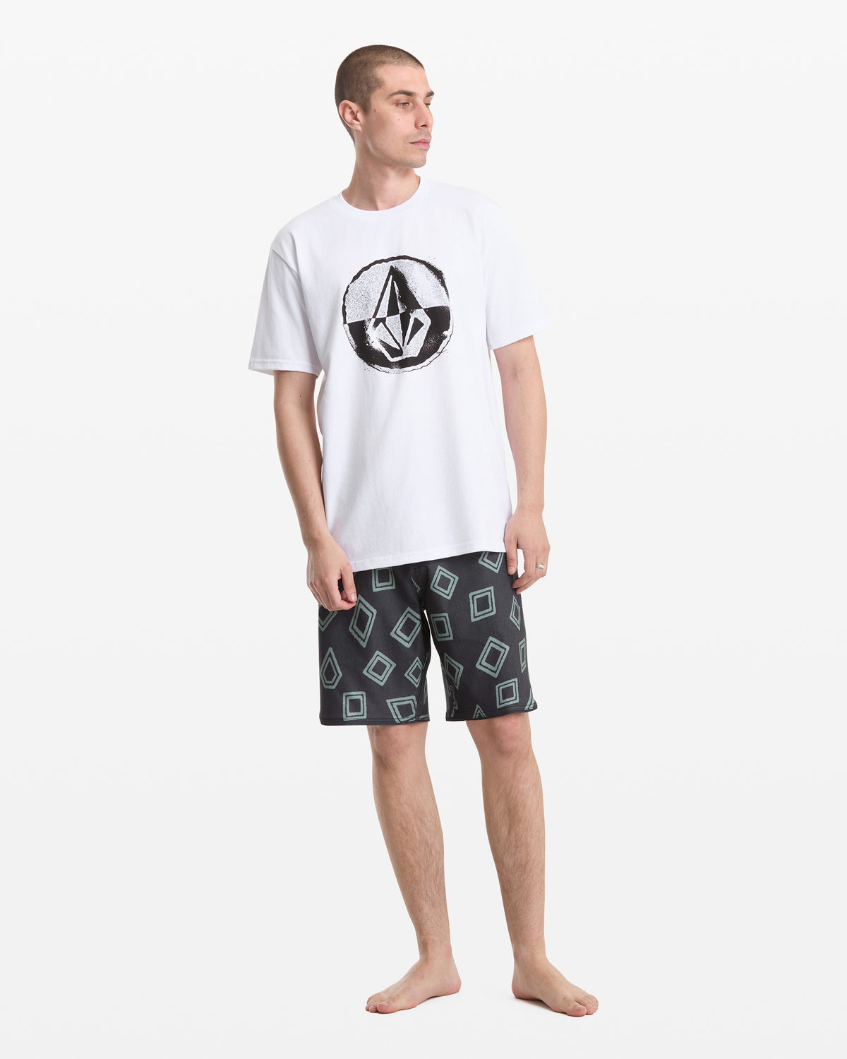 Men's Circle Split Short Sleeve Tee | Volcom Discount