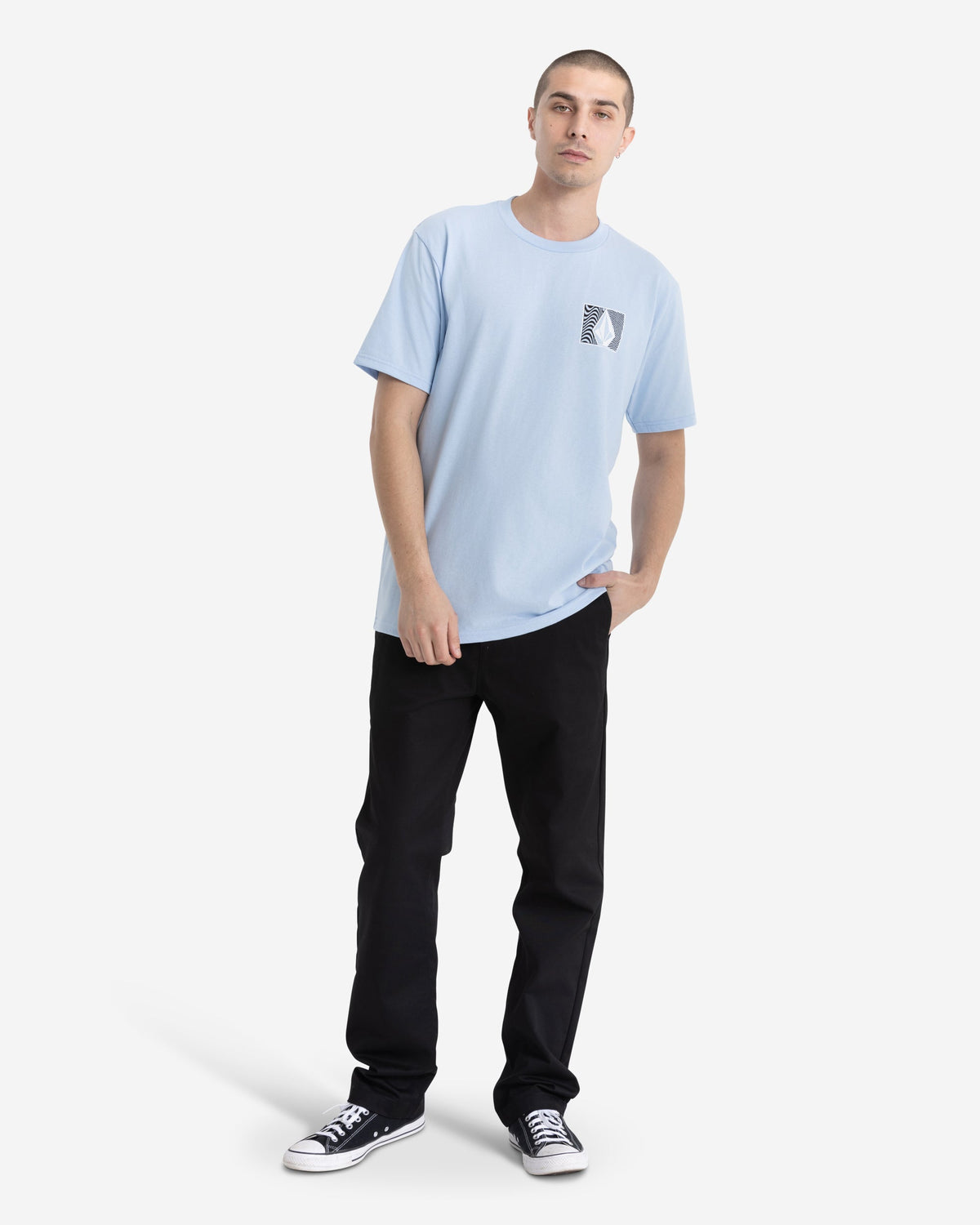 Men's Wavy Train Short Sleeve Tee | Volcom Popular