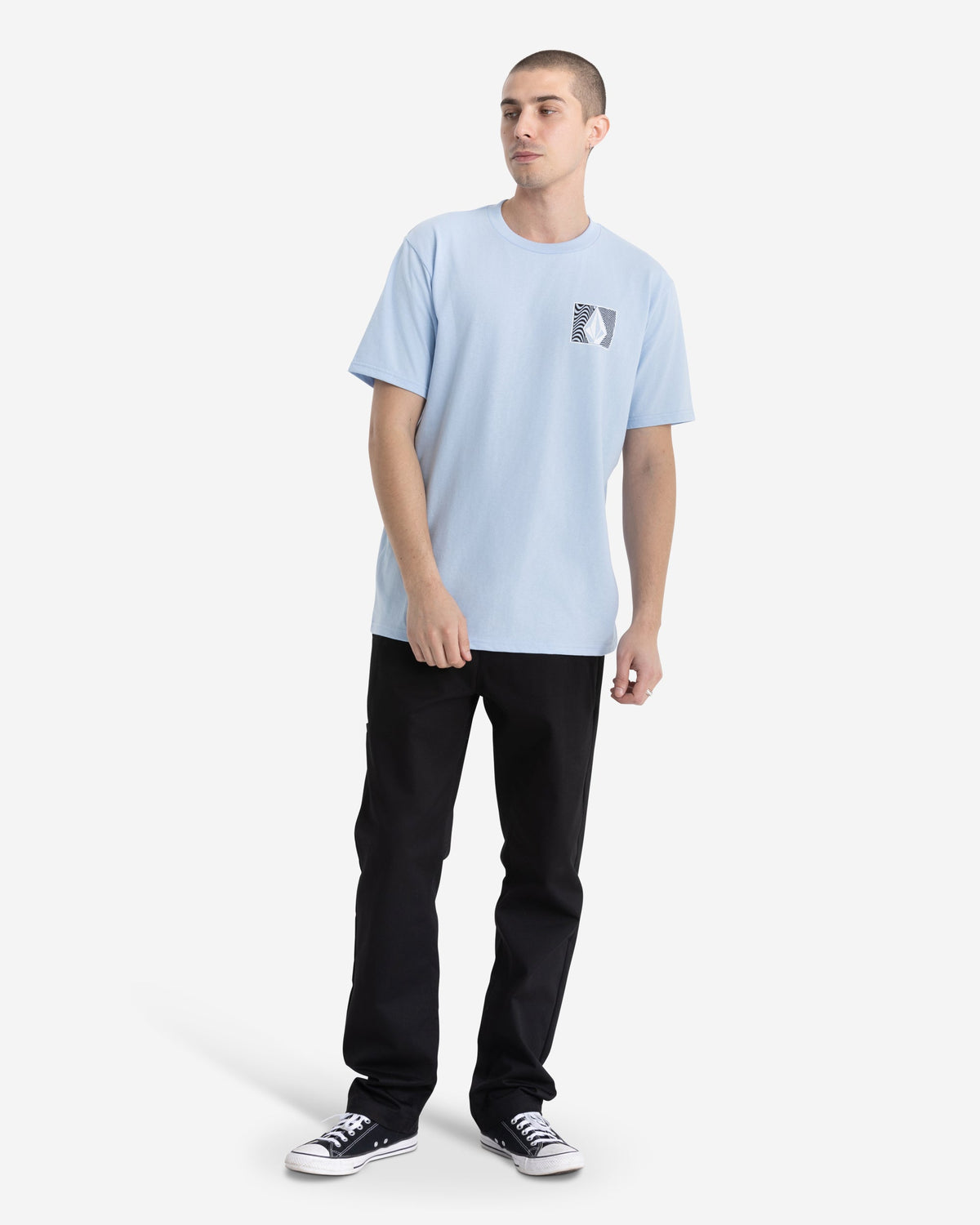 Men's Wavy Train Short Sleeve Tee | Volcom Popular