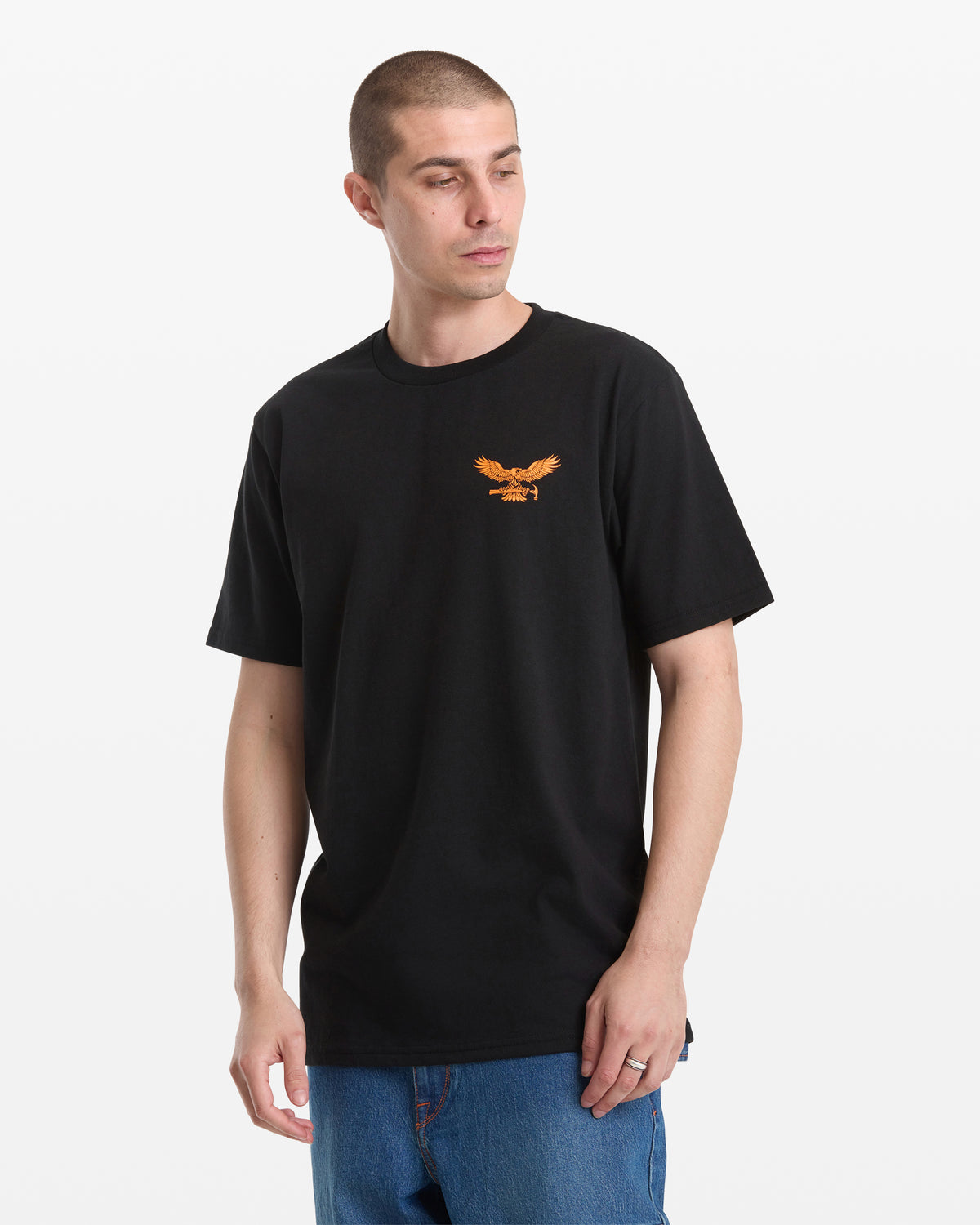 Men's Hammered Split Short Sleeve Tee | Volcom Signature