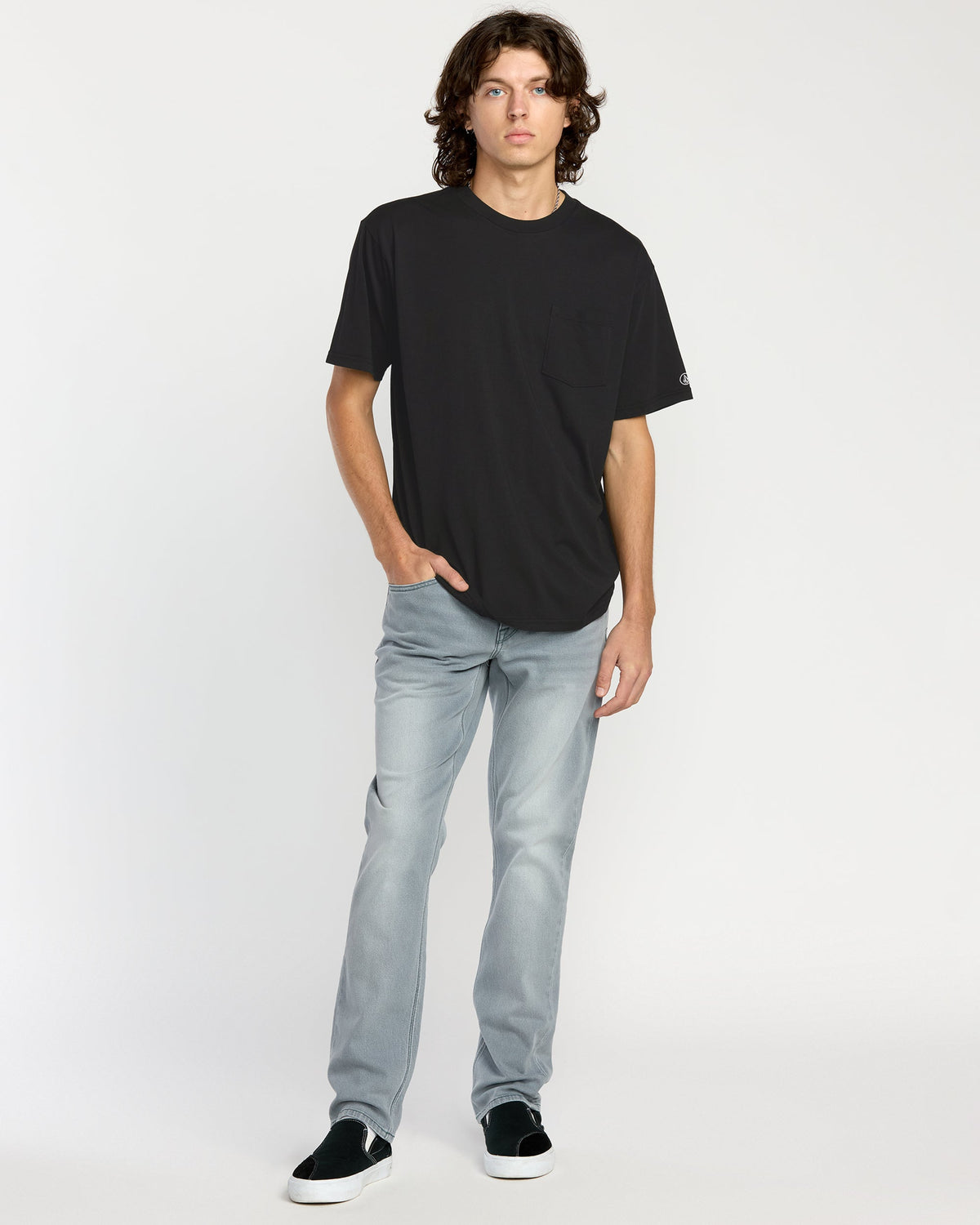 Men's Solid Short Sleeve Pocket Tee | Volcom Everyday