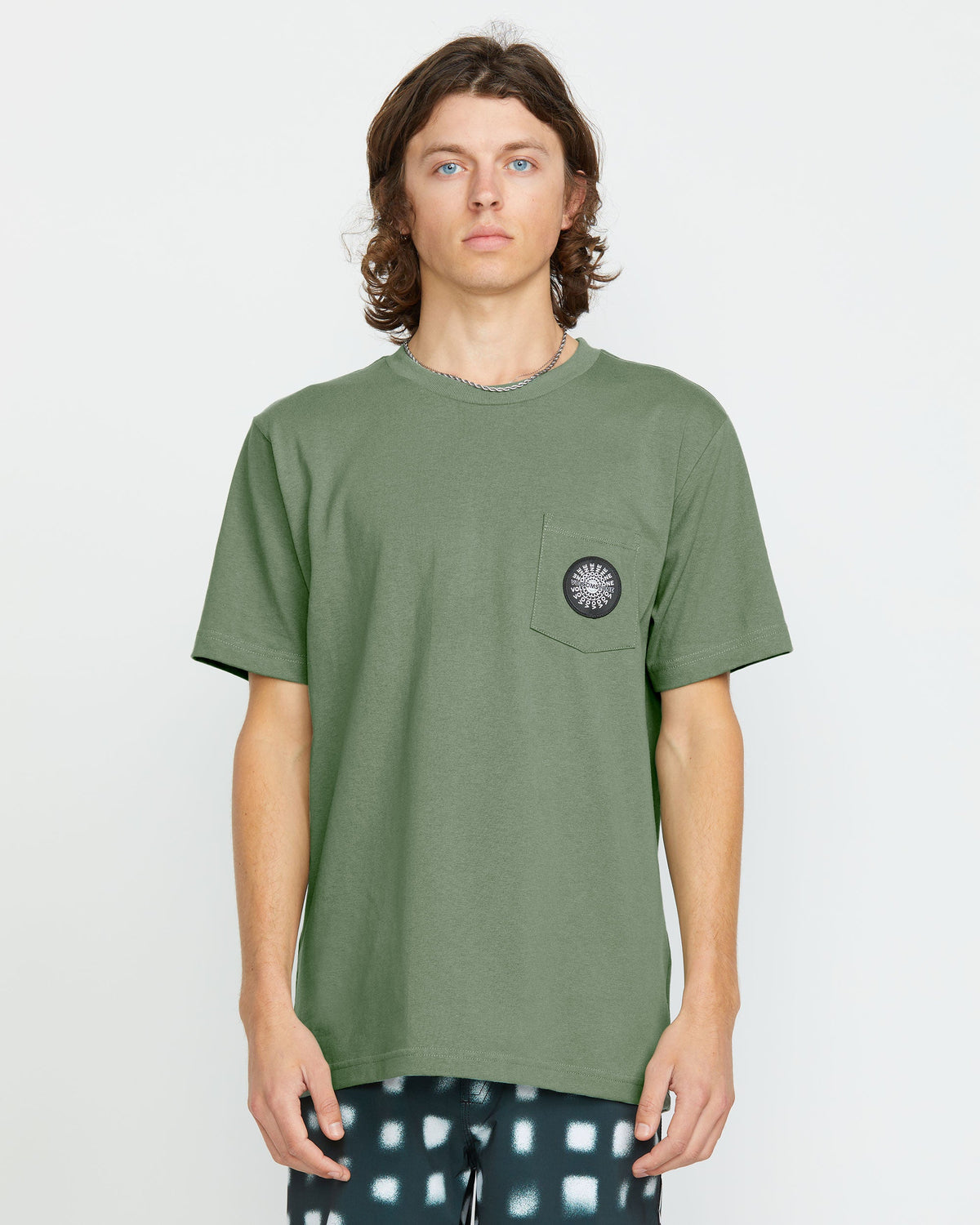 Men's Woven Label Pocket Tee | Volcom Trusted