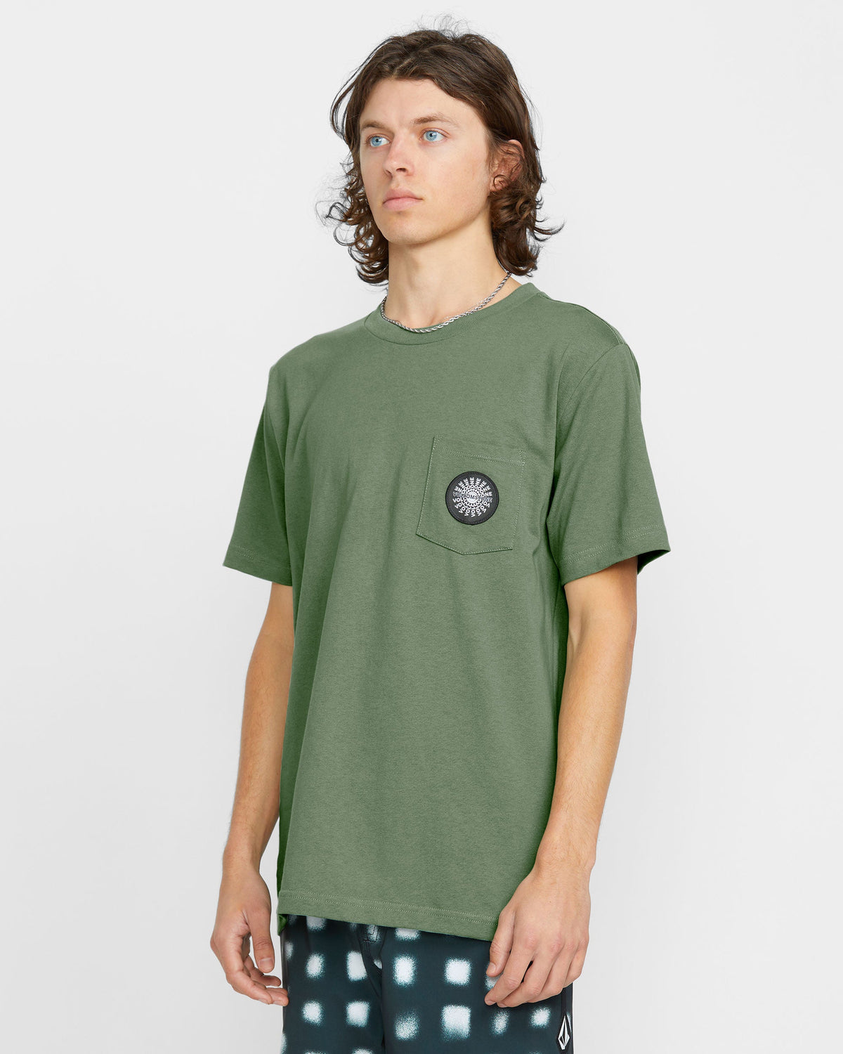 Men's Woven Label Pocket Tee | Volcom Trusted