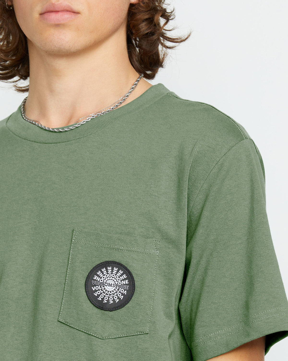 Men's Woven Label Pocket Tee | Volcom Trusted