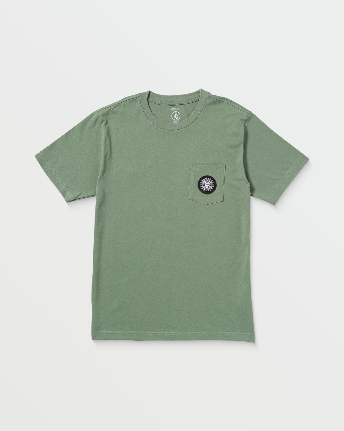 Men's Woven Label Pocket Tee | Volcom Trusted