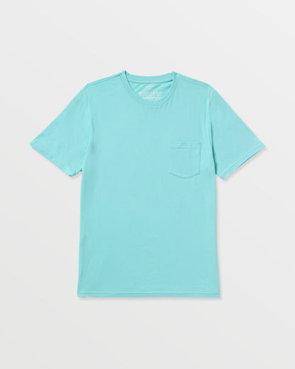 Men's Solid Short Sleeve Shirt Pocket Tee | Volcom Trending