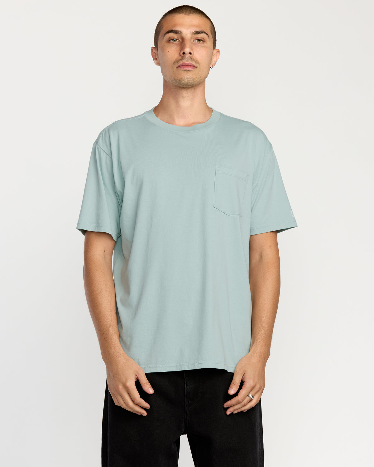Men's Solid Short Sleeve Pocket Tee | Volcom Sale
