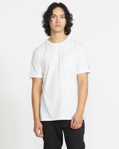 Men's Solid Short Sleeve Pocket Tee | Volcom Exclusive