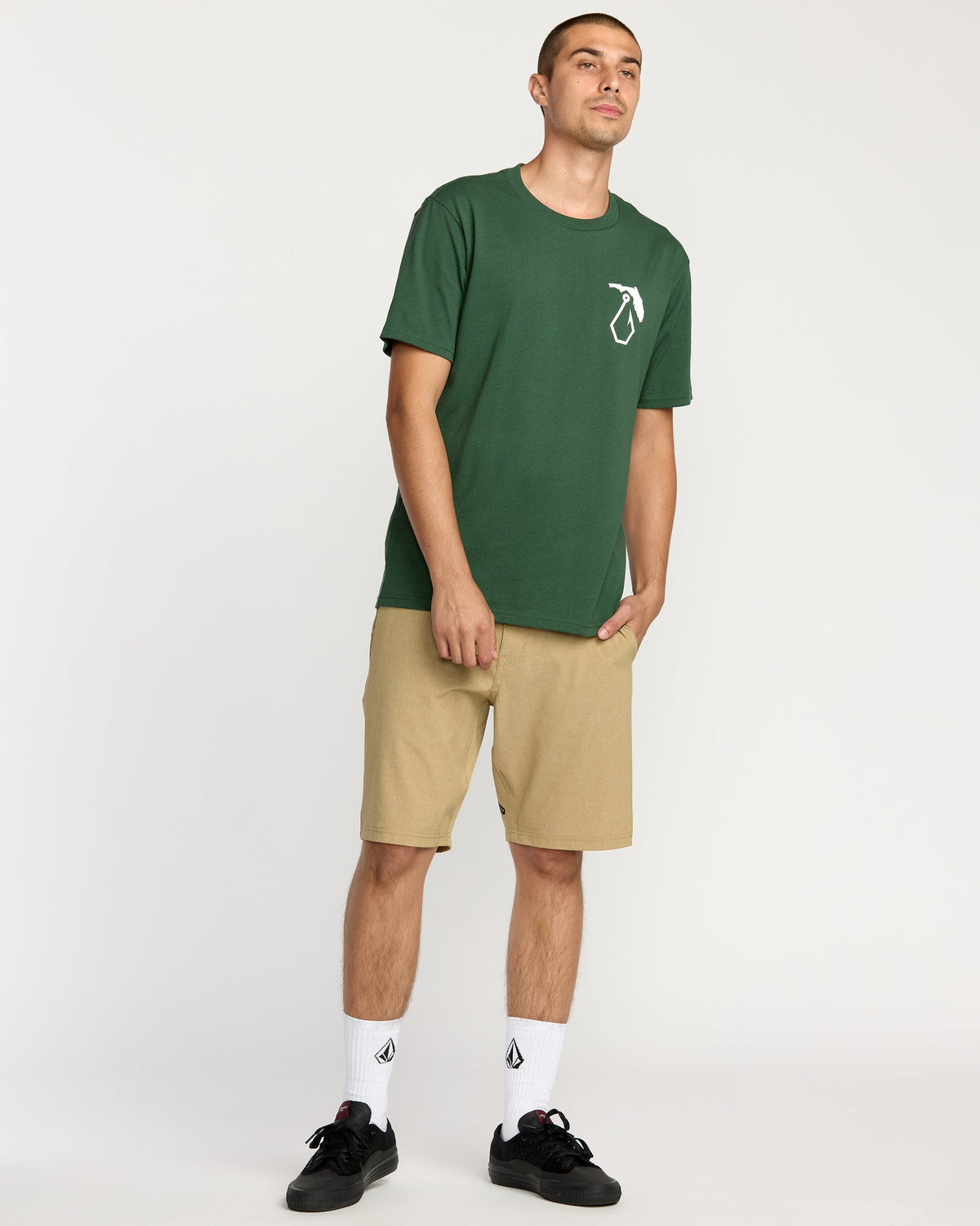 Men's Reelin Short Sleeve Tee | Volcom Popular