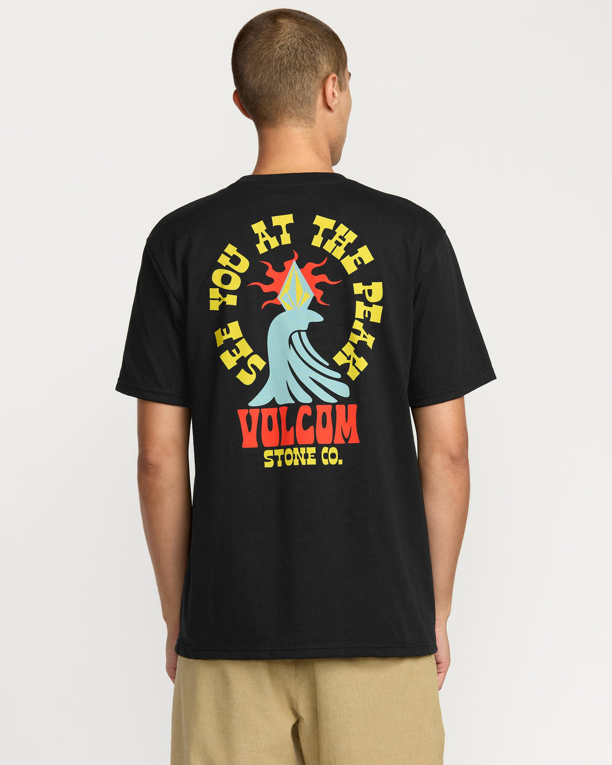 Men's Peak A Boo Short Sleeve Tee | Volcom Classic