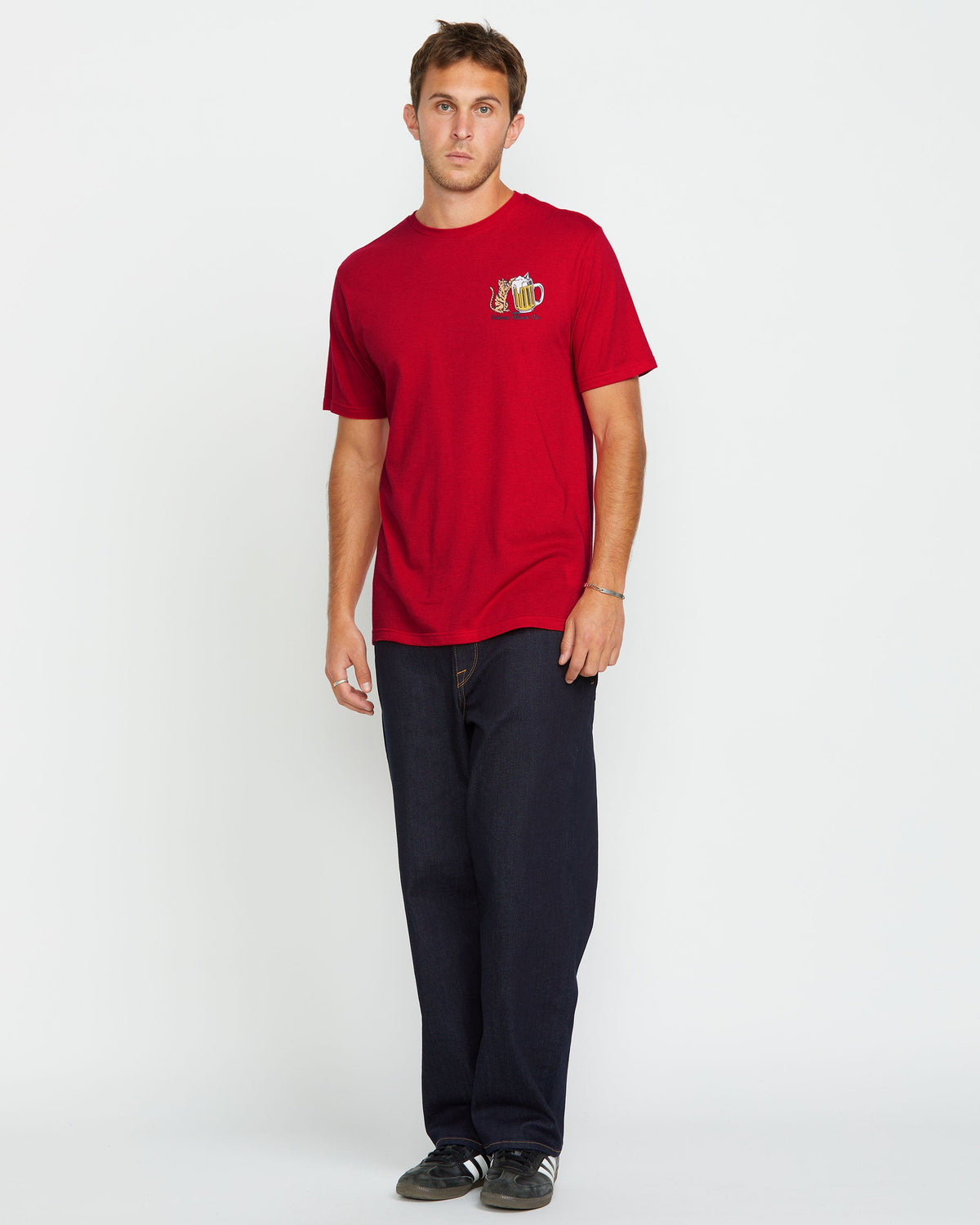Men's Curious Cat Short Sleeve Tee | Volcom New