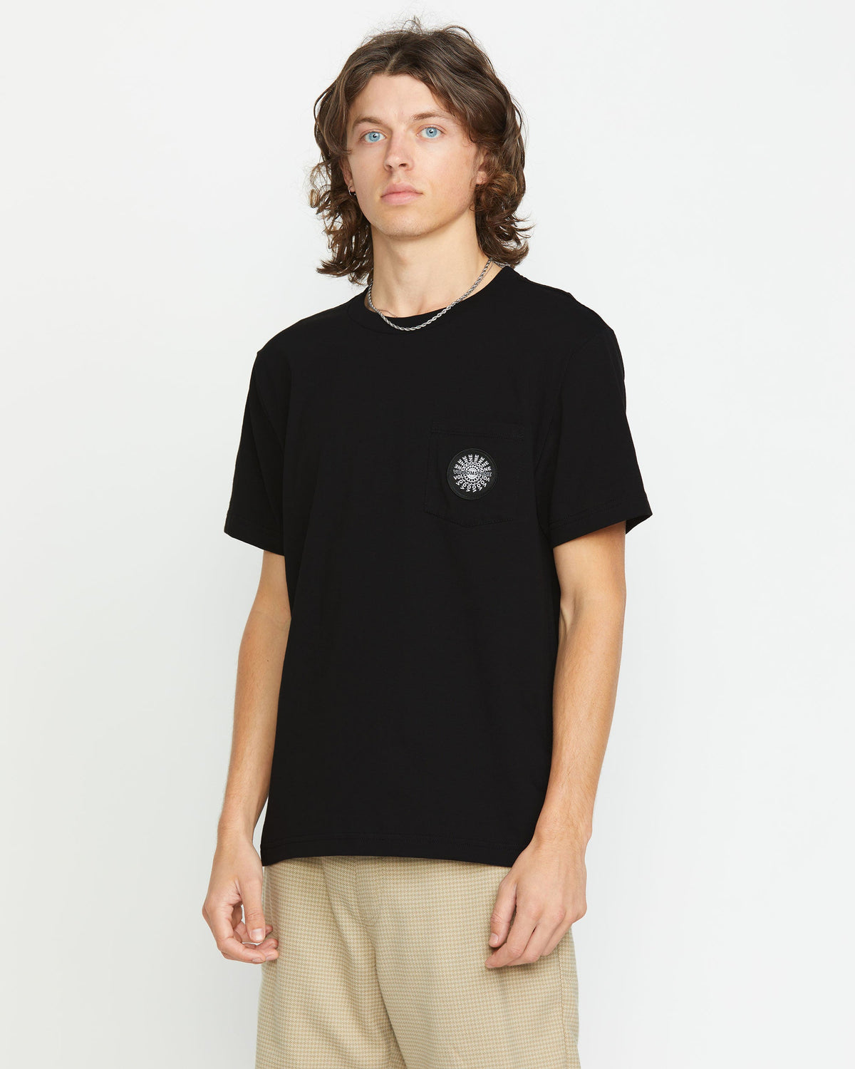 Men's Woven Label Pocket Tee | Volcom New