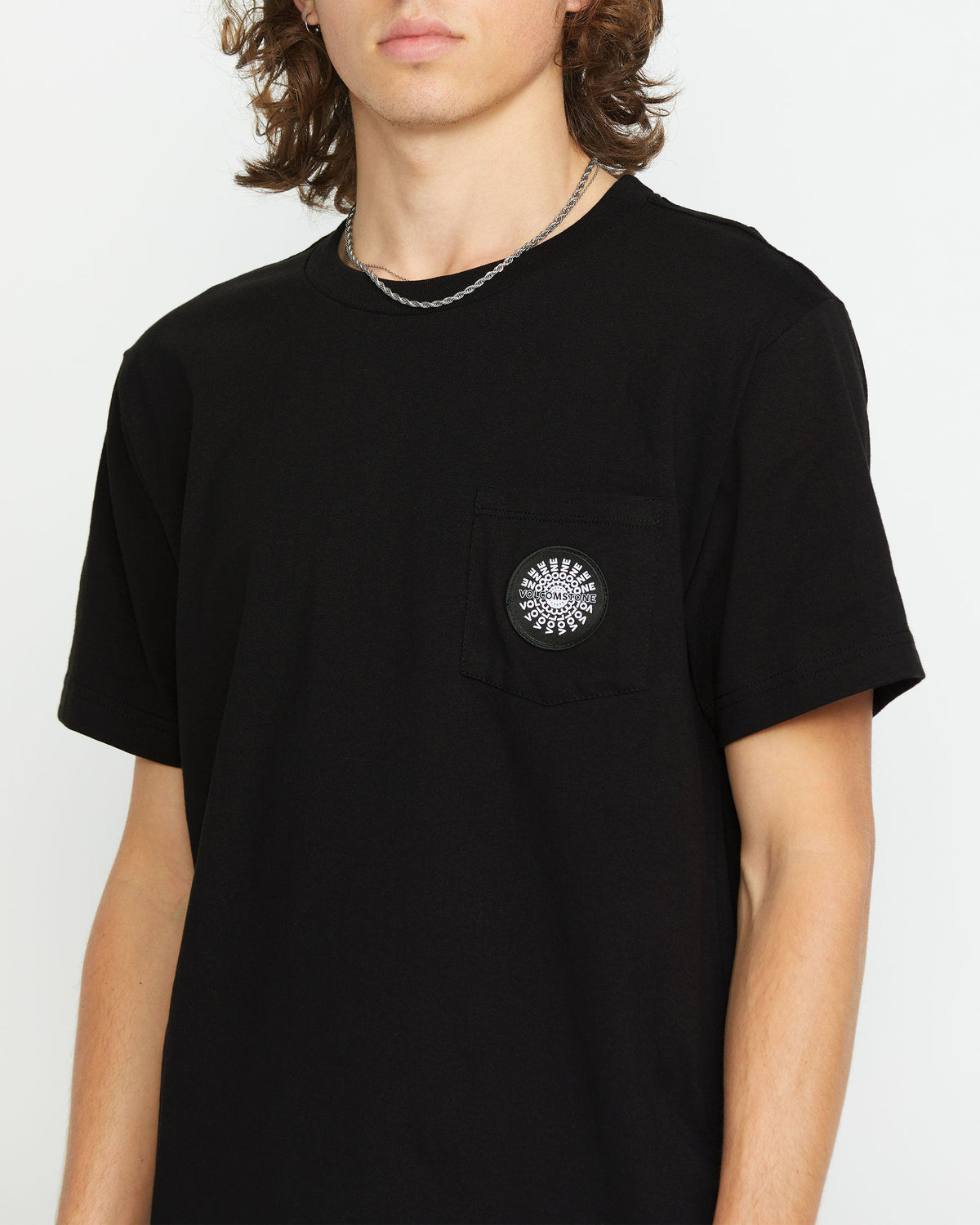 Men's Woven Label Pocket Tee | Volcom New