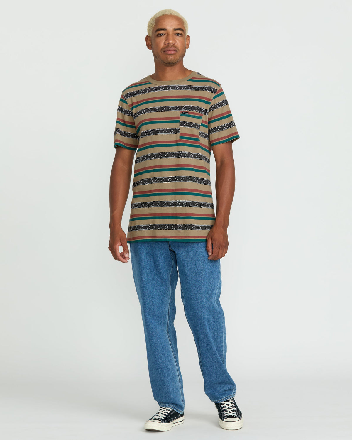 Men's Taction Crew Short Sleeve Tee | Volcom Trending