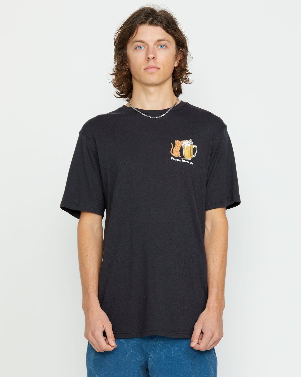 Men's Curious Cat Short Sleeve Tee | Volcom Trending