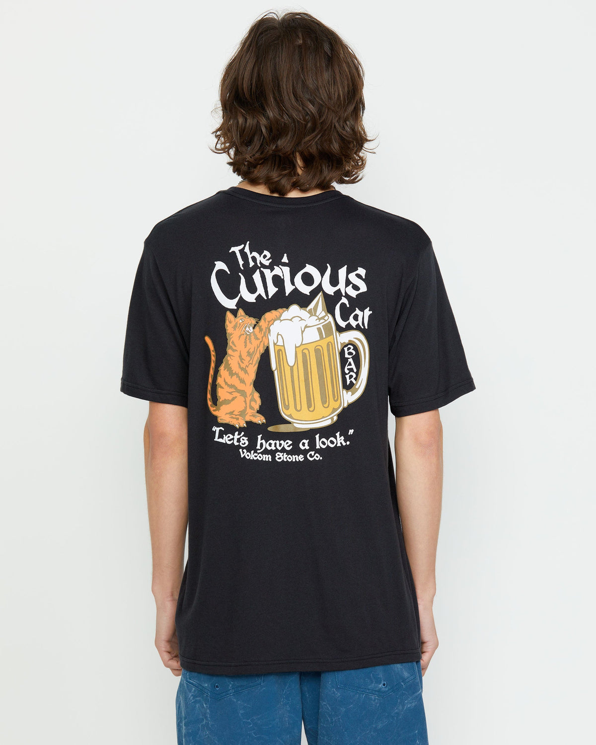 Men's Curious Cat Short Sleeve Tee | Volcom Trending