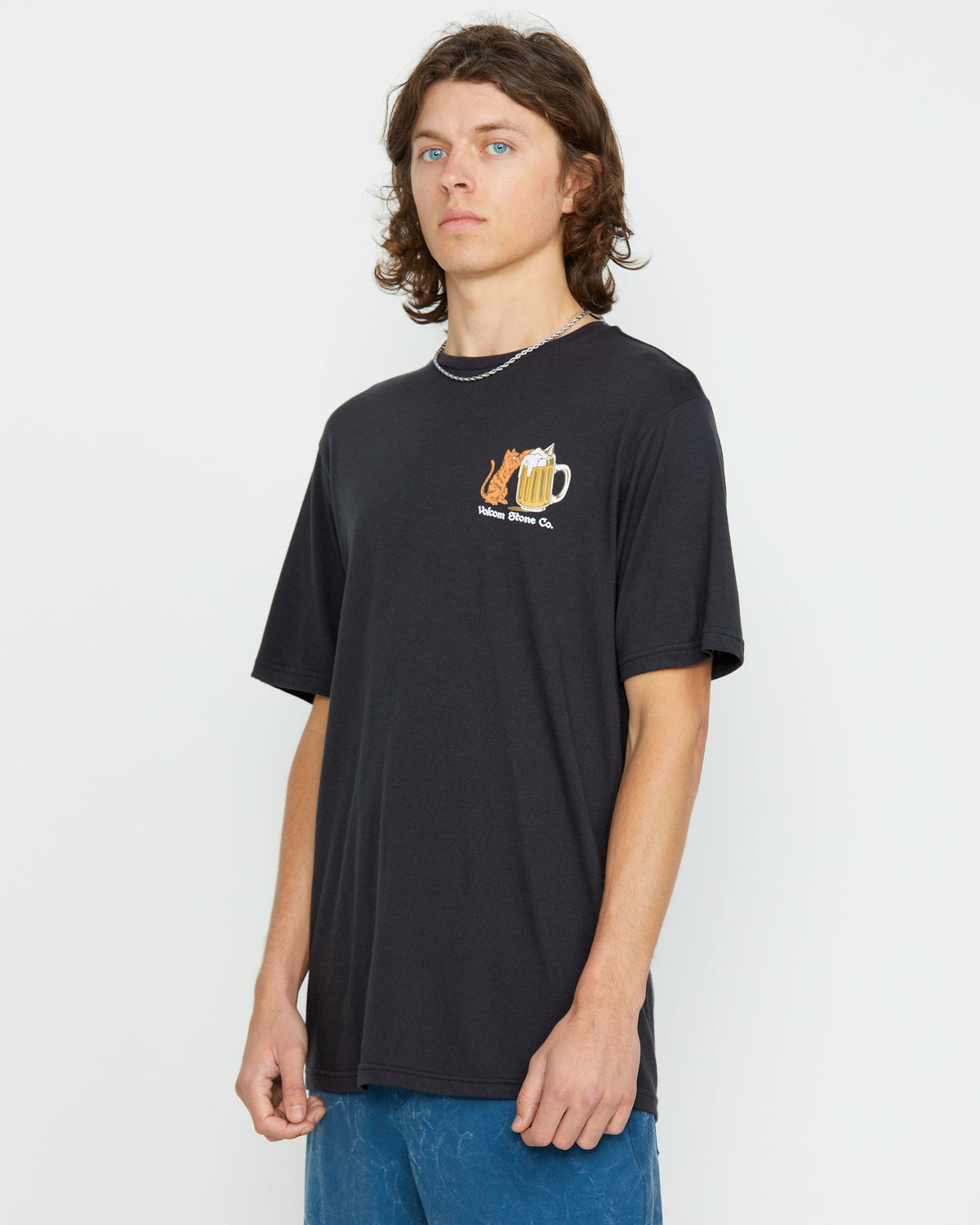Men's Curious Cat Short Sleeve Tee | Volcom Trending