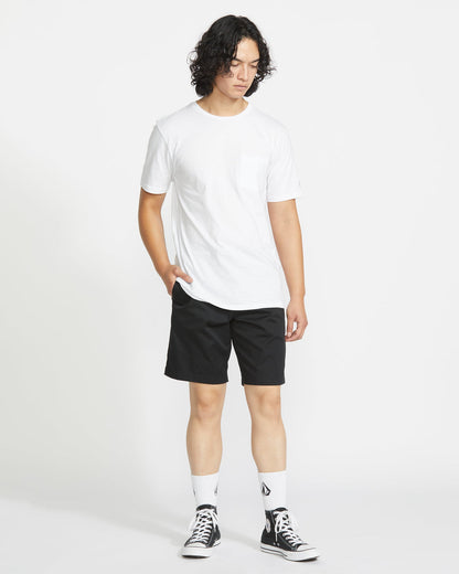 Men's Frickin Elastic Waist Shorts 19 | Volcom Discount