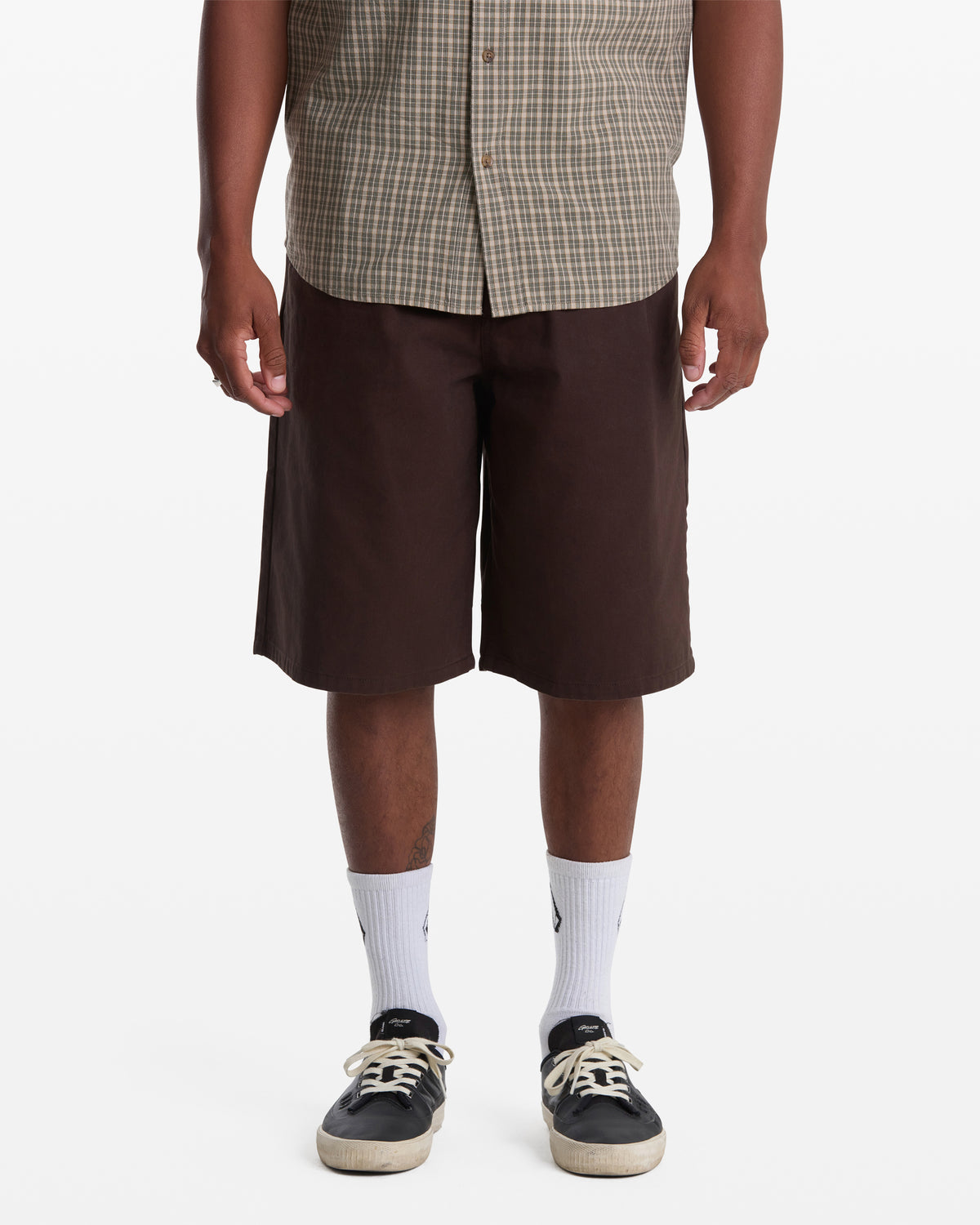 Men's Chillow Plt Elastic Waist Chino Short Vs 24 | Volcom Essential