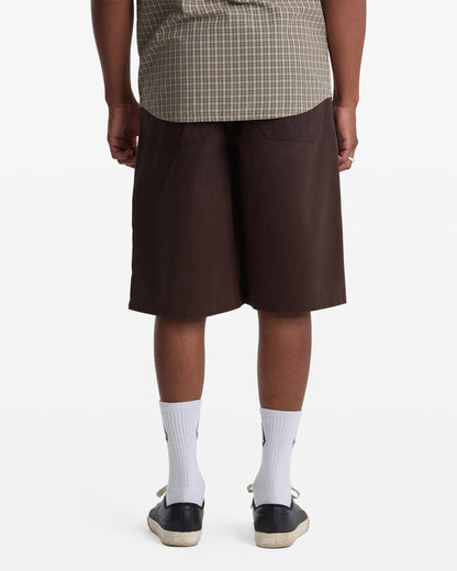 Men's Chillow Plt Elastic Waist Chino Short Vs 24 | Volcom Essential