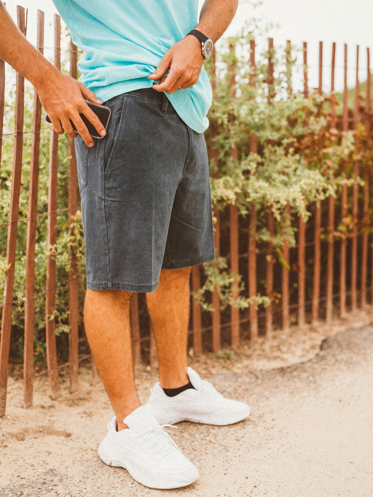 Men's Stone Faded Hybrid Shorts | Volcom Essential