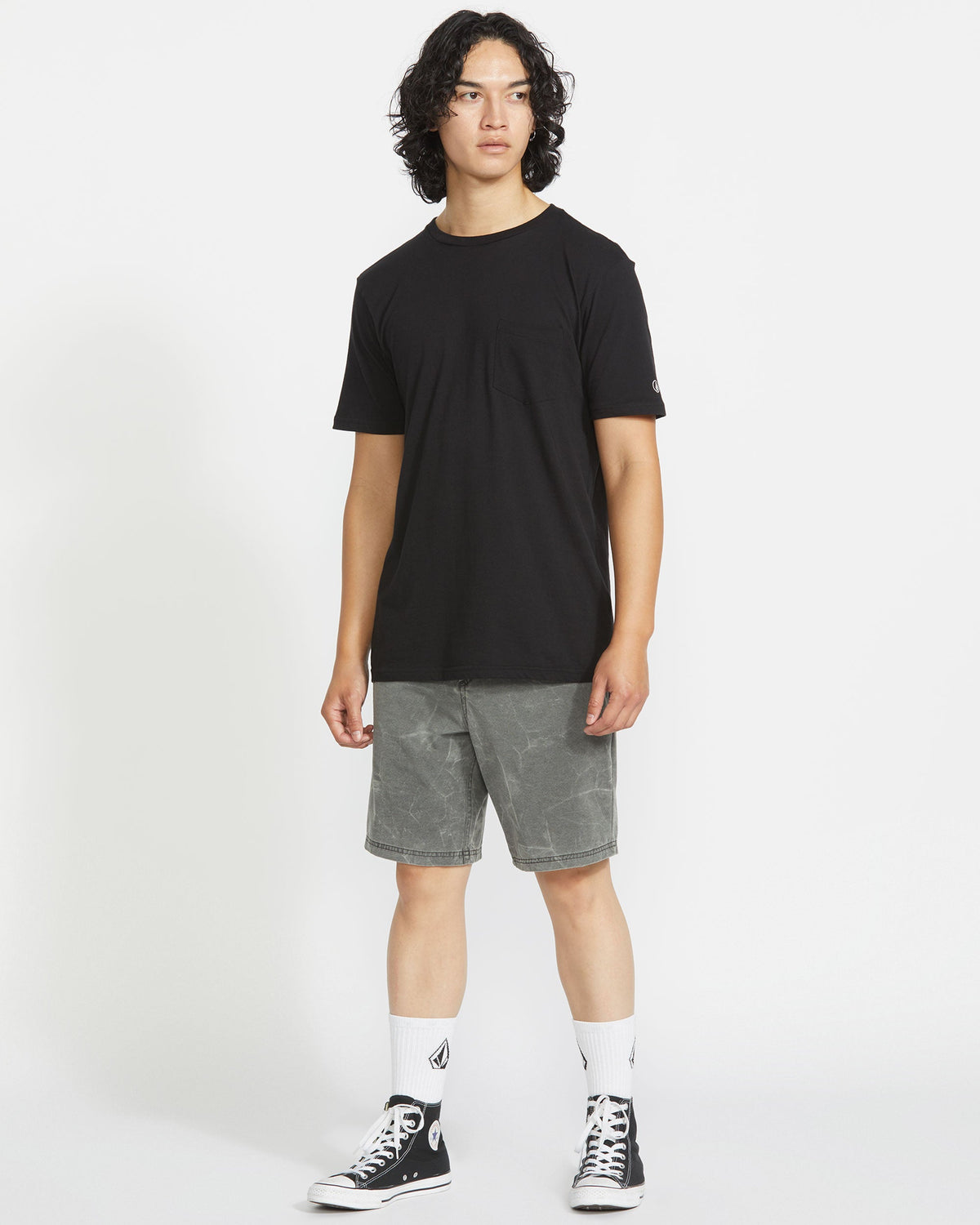 Men's Stone Faded Hybrid Shorts | Volcom Essential