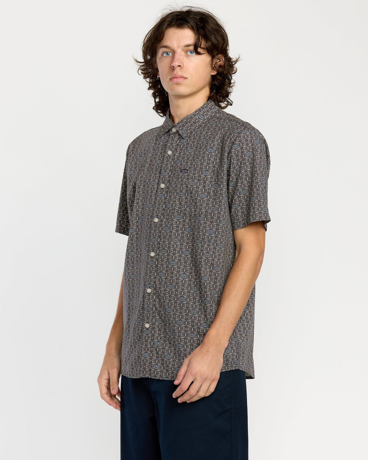 Men's Scaler Stone Woven Short Sleeve Shirt | Volcom Signature