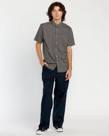 Men's Scaler Stone Woven Short Sleeve Shirt | Volcom Signature