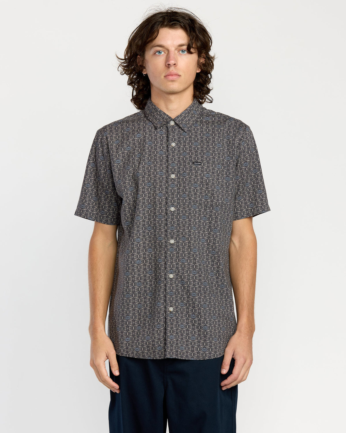 Men's Scaler Stone Woven Short Sleeve Shirt | Volcom Signature