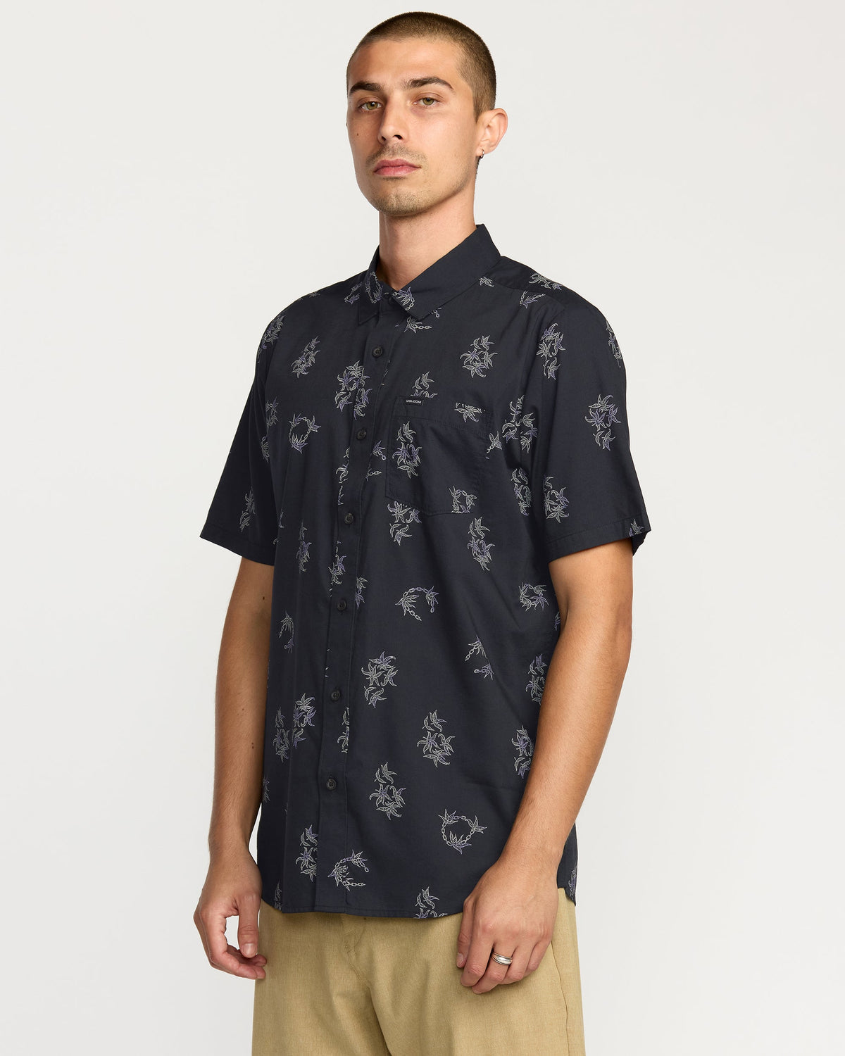 Men's Scaler Stone Woven Short Sleeve Shirt | Volcom Essential