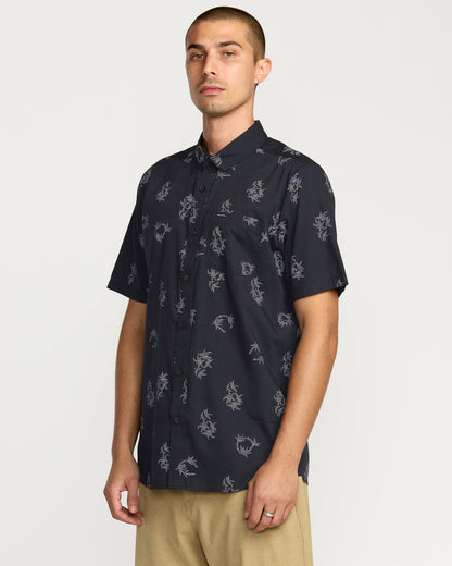 Men's Scaler Stone Woven Short Sleeve Shirt | Volcom Essential