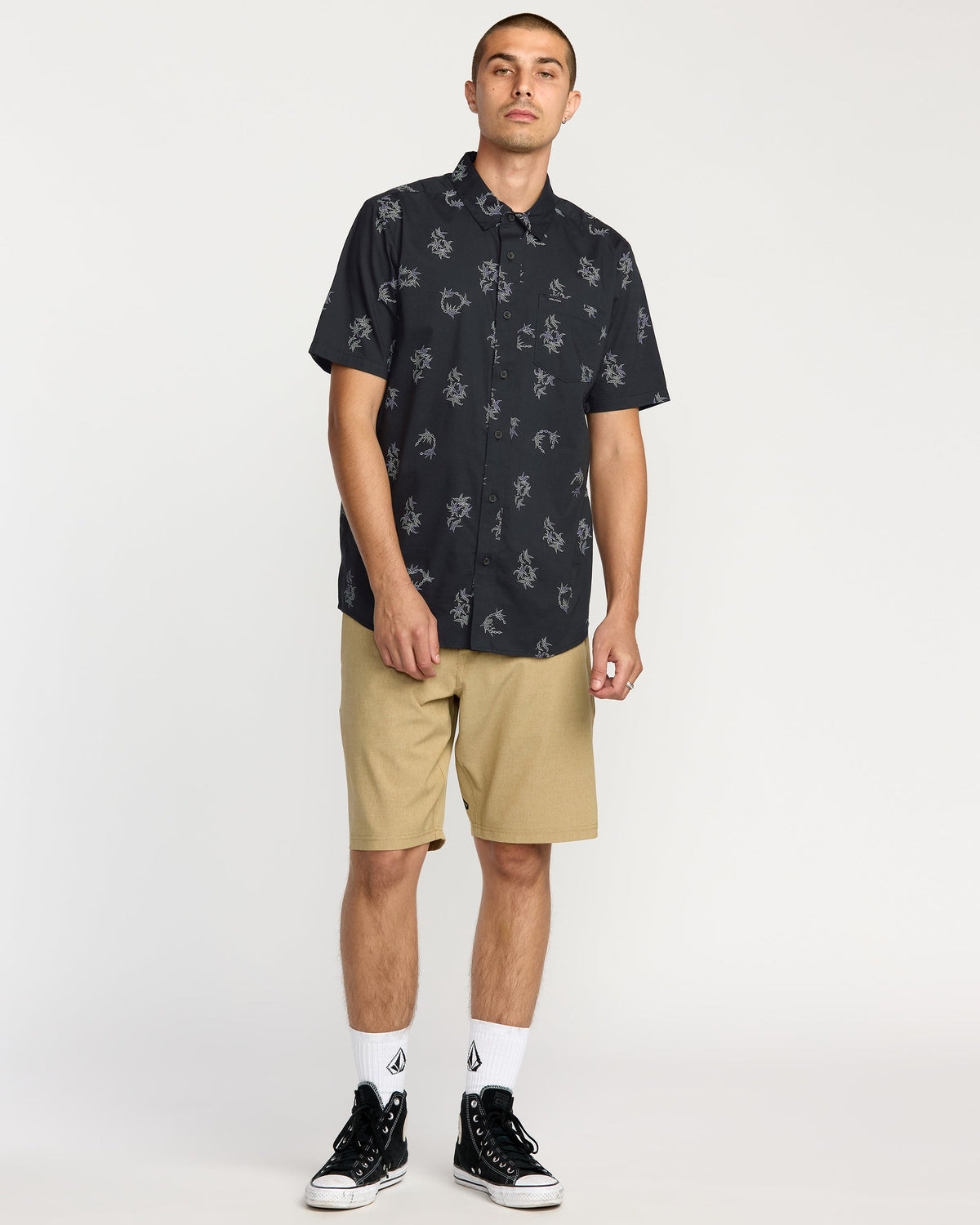 Men's Scaler Stone Woven Short Sleeve Shirt | Volcom Essential