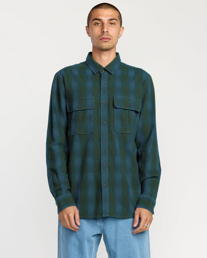 Men's Shadowstone Flannel Long Sleeve Shirt | Volcom Trending