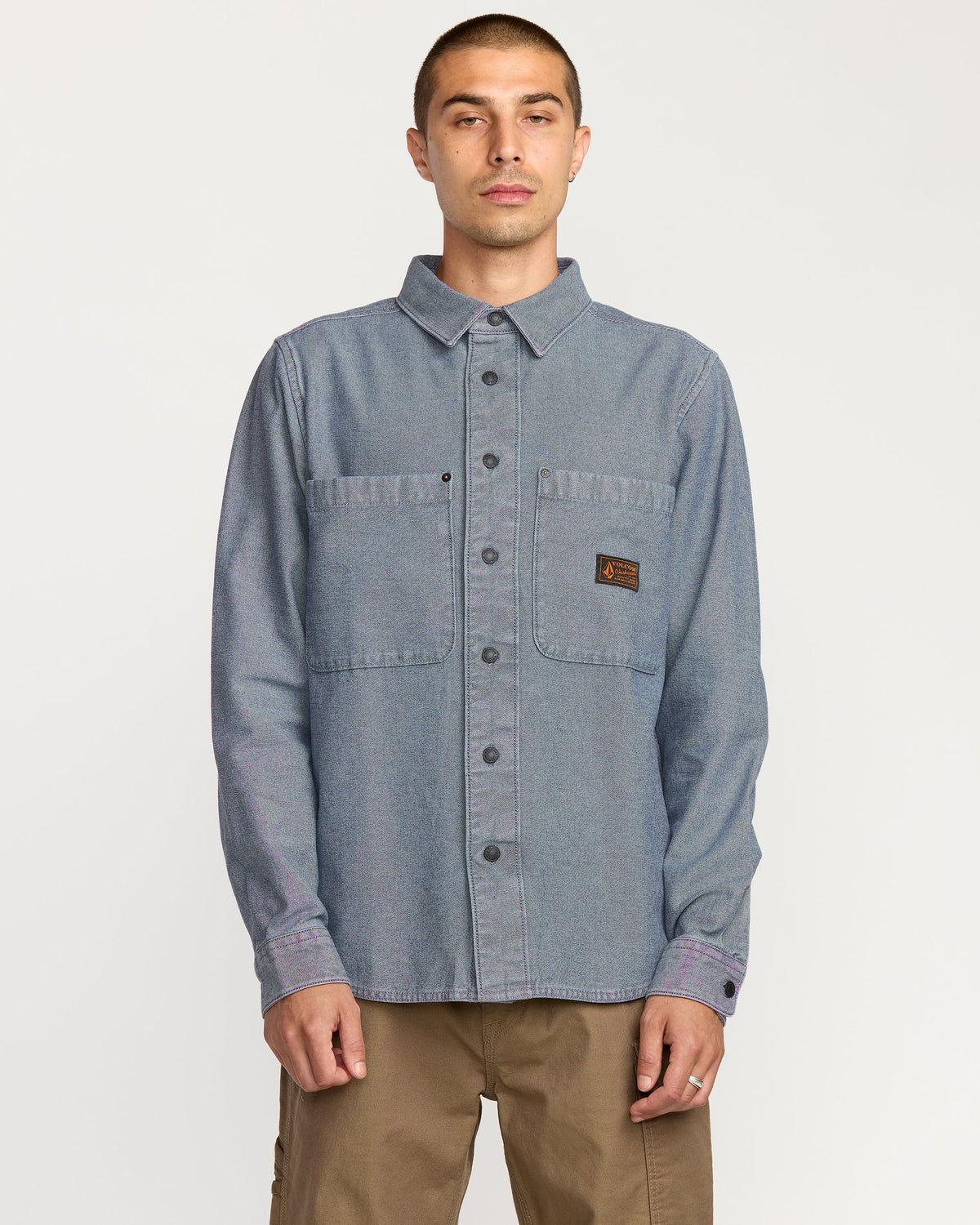 Men's Long Sleeve Shirt | Volcom Sale