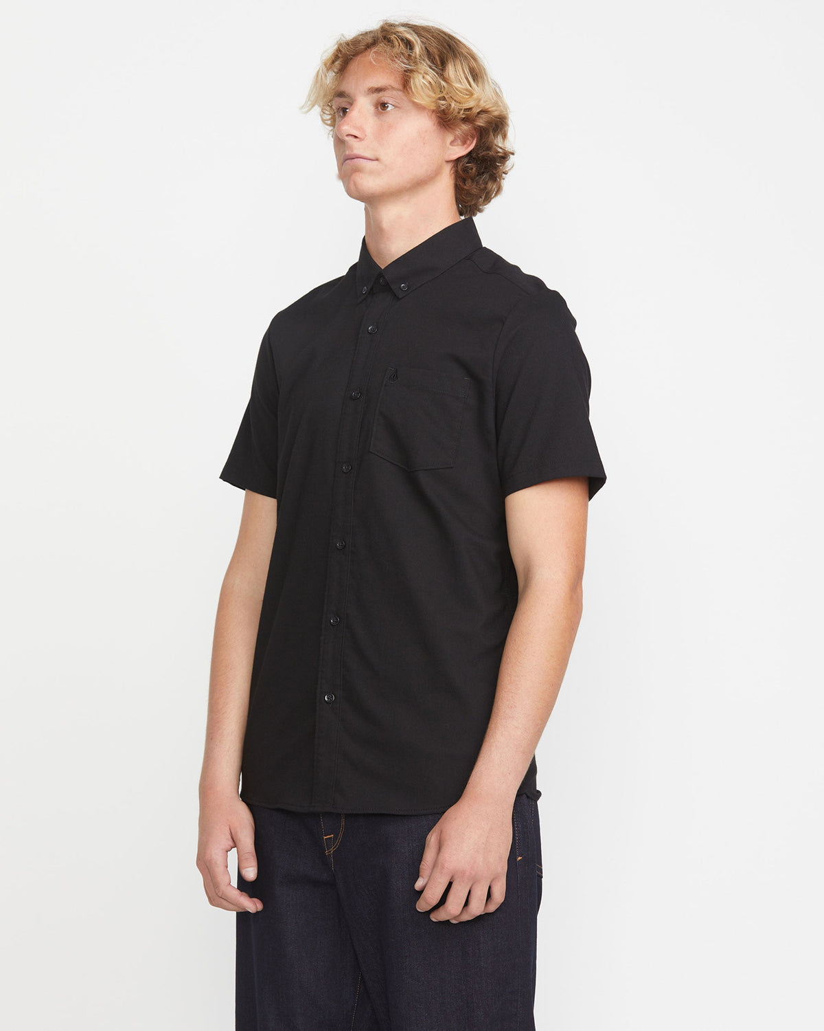Men's Everett Oxford Short Sleeve Shirt | Volcom Latest