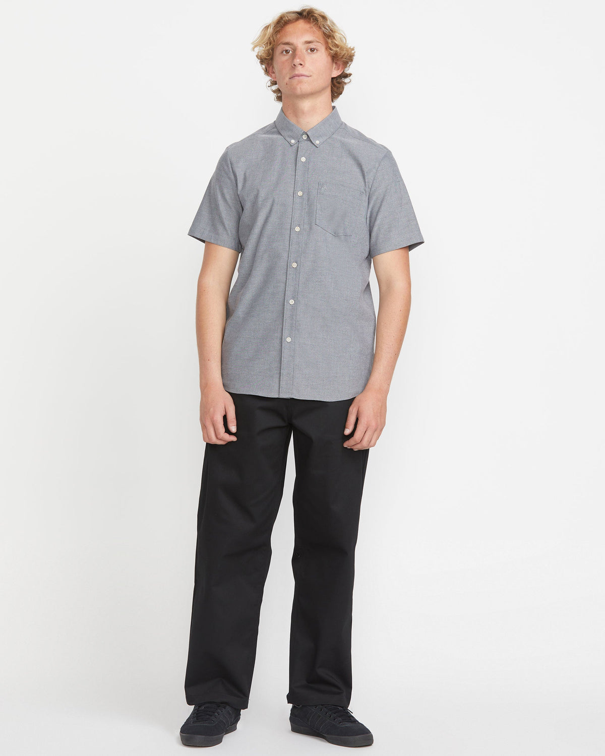 Men's Everett Oxford Short Sleeve Shirt | Volcom Best Price