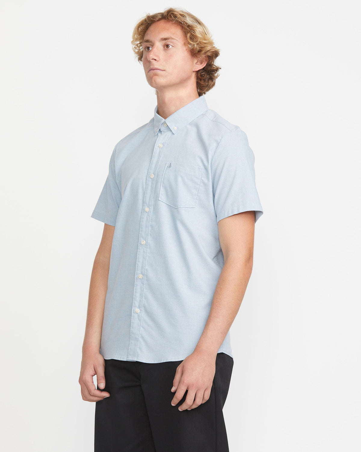 Men's Everett Oxford Short Sleeve Shirt | Volcom Great Value