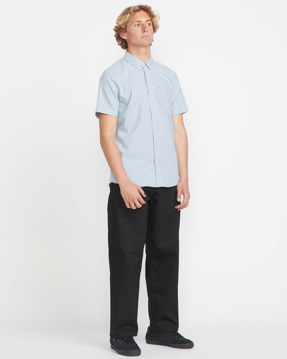 Men's Everett Oxford Short Sleeve Shirt | Volcom Great Value