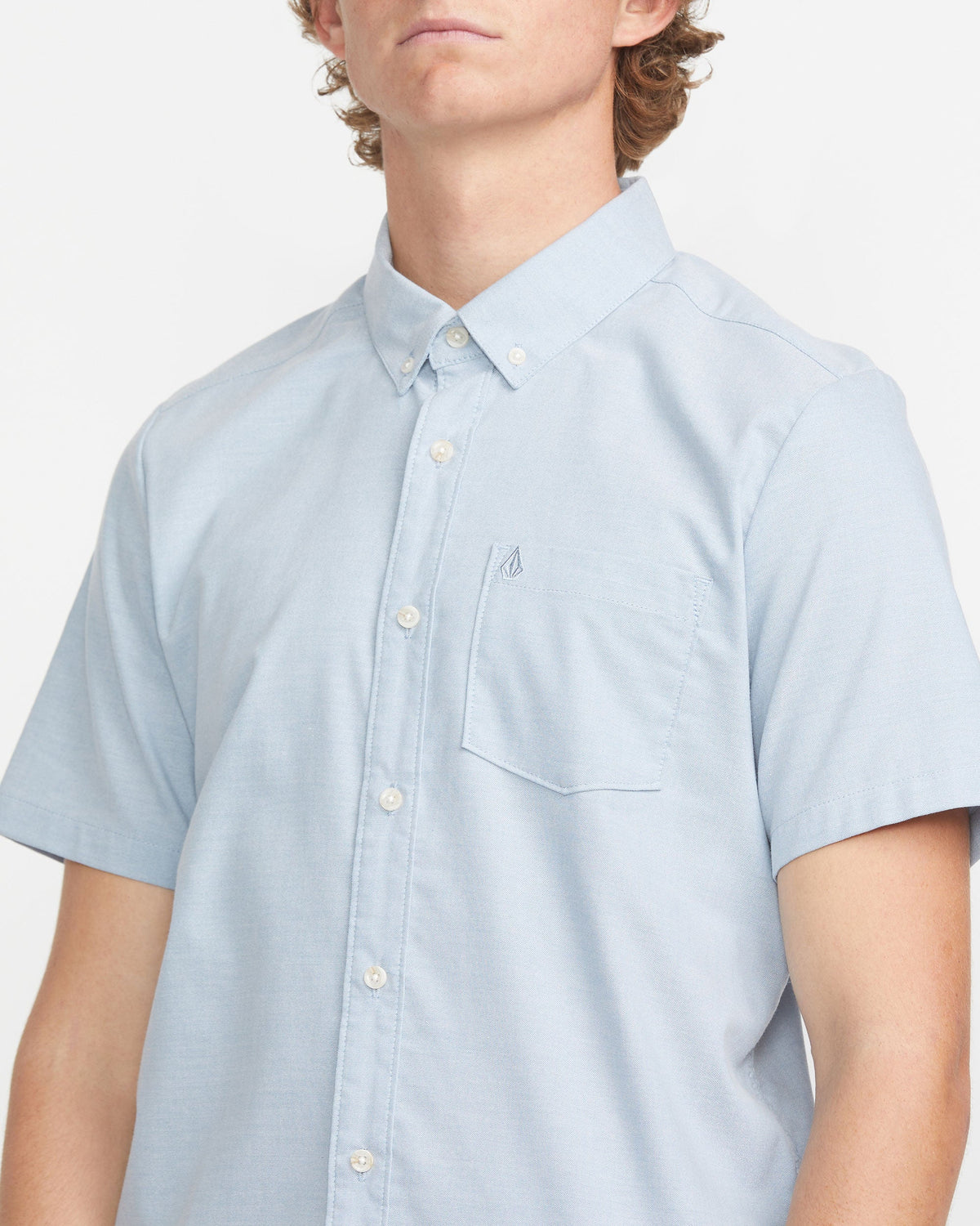 Men's Everett Oxford Short Sleeve Shirt | Volcom Great Value