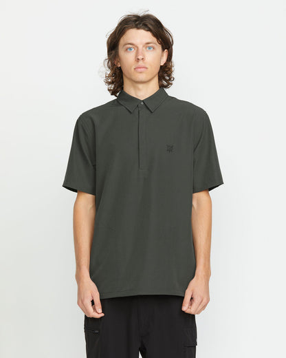 Volcom Japan Men's Sense Popover Short Sleeve Shirt | Volcom Exclusive