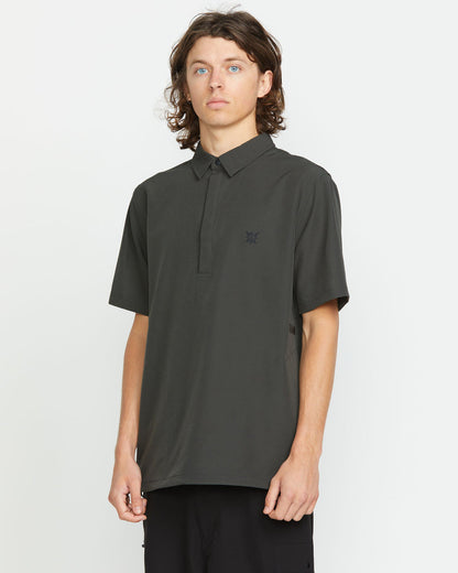 Volcom Japan Men's Sense Popover Short Sleeve Shirt | Volcom Exclusive