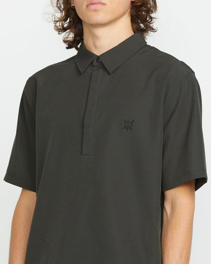 Volcom Japan Men's Sense Popover Short Sleeve Shirt | Volcom Exclusive