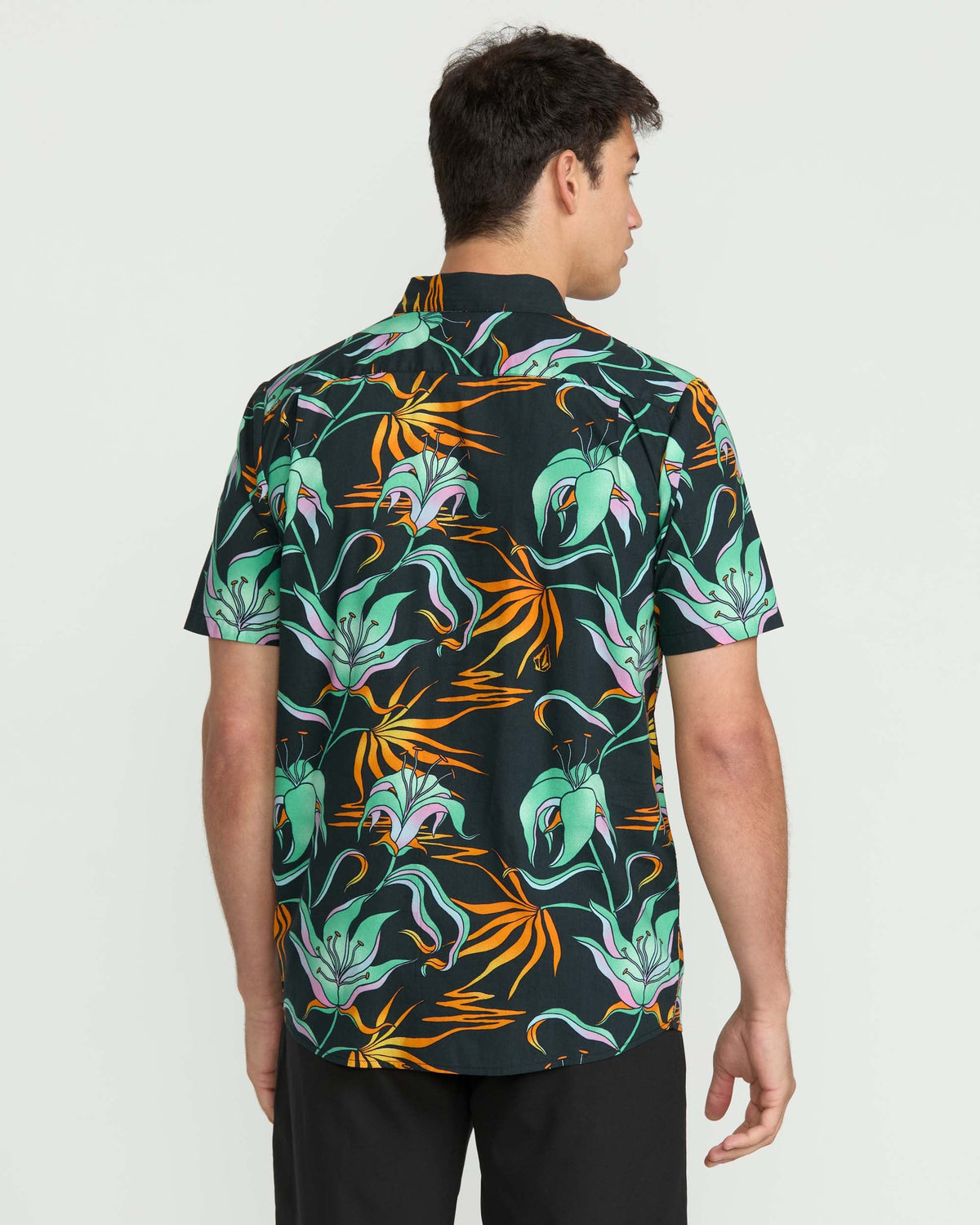 Men's Brainmelter Floral Short Sleeve Shirt | Volcom Trusted