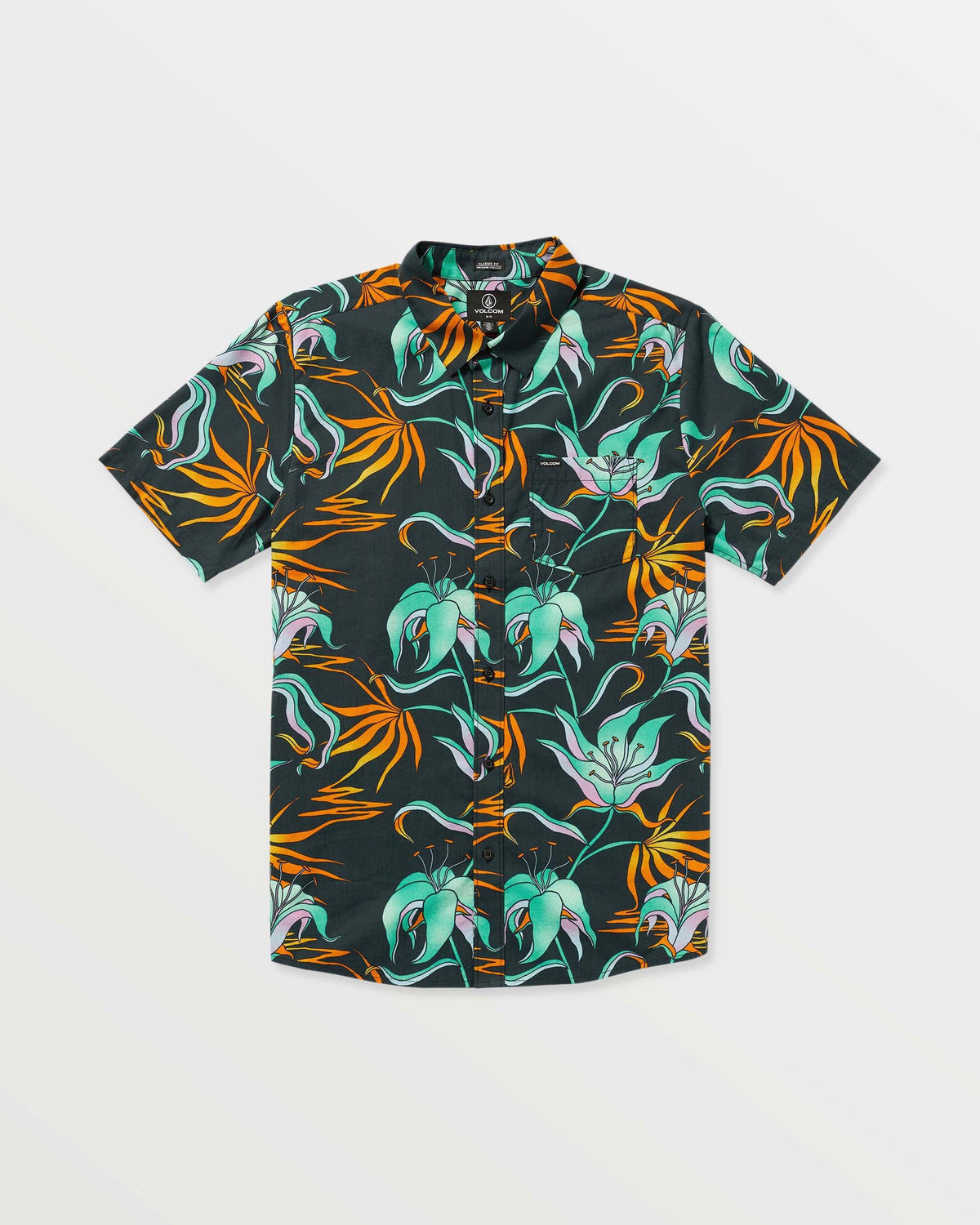 Men's Brainmelter Floral Short Sleeve Shirt | Volcom Trusted
