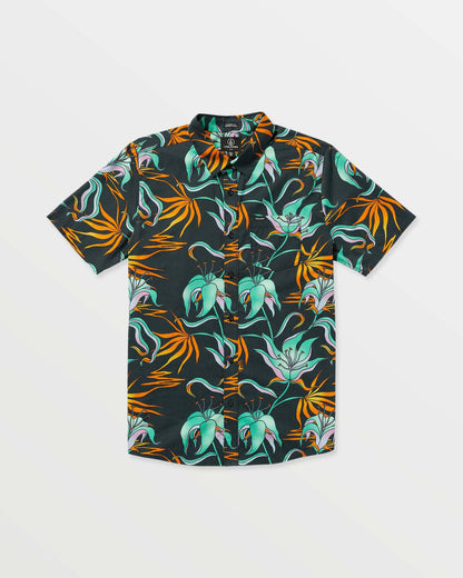Men's Brainmelter Floral Short Sleeve Shirt | Volcom Trusted