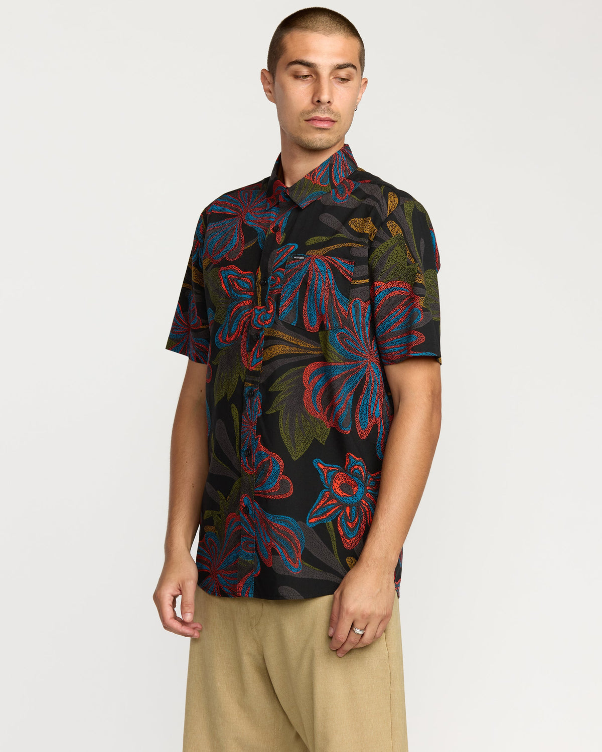 Men's Rendezvous Floral Short Sleeve Shirt | Volcom Classic